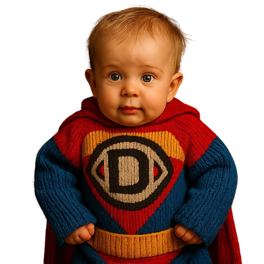 D-Man als Baby