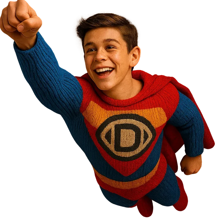 D-Man als Jugendlicher