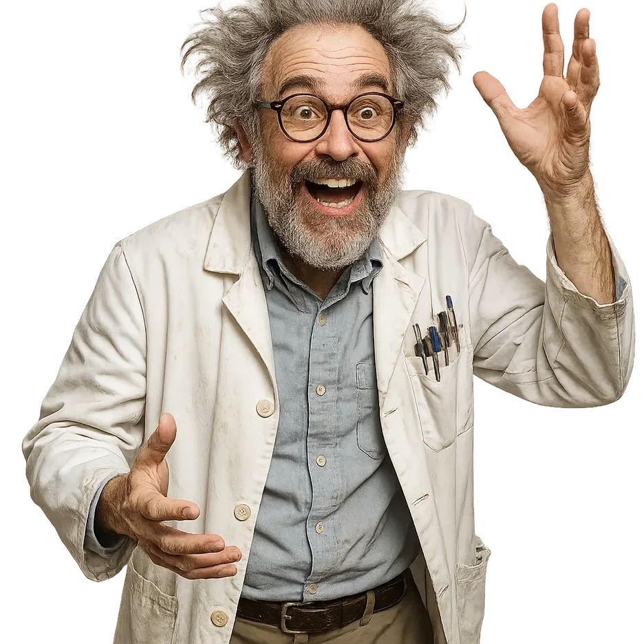 Prof. Dr. Druck, Mentor von D-Man